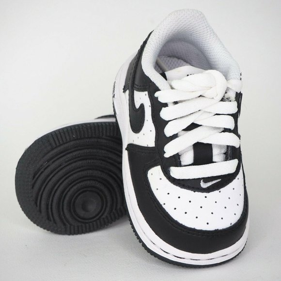 Nike Air Force One TD Toddler Shoes White/Black - Picture 11 of 12